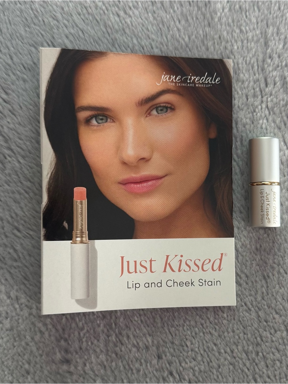 5/$25 🎆 NEW Jane Iredale Just Kissed Lip and Cheek Stain: Forever Pink 0.05 oz